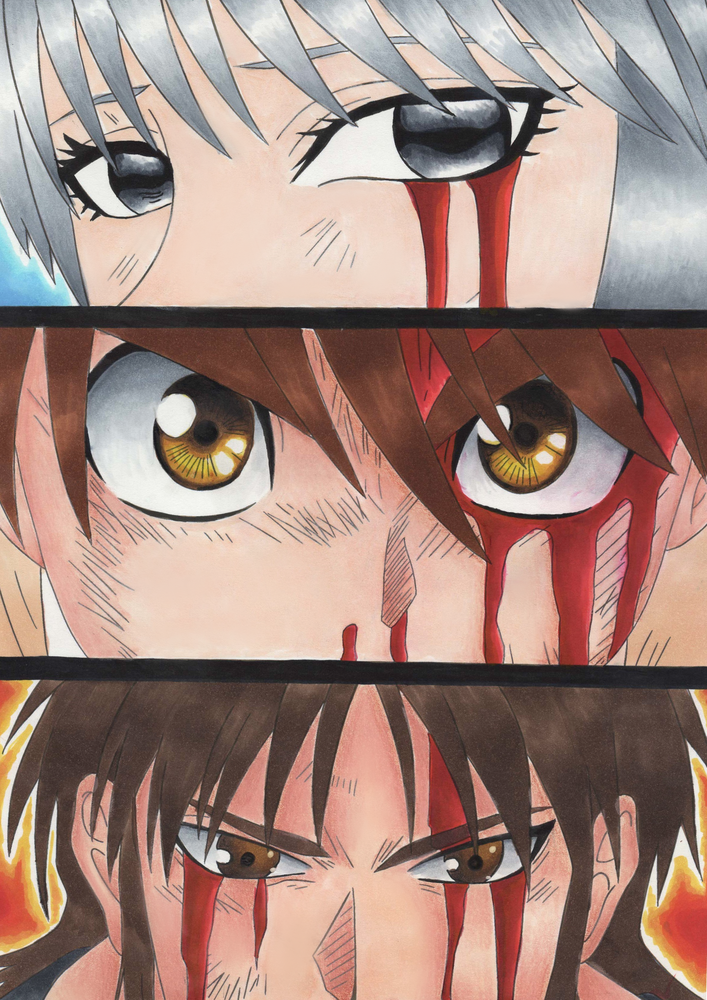 Masaru, Shirogane und Narumi Bild