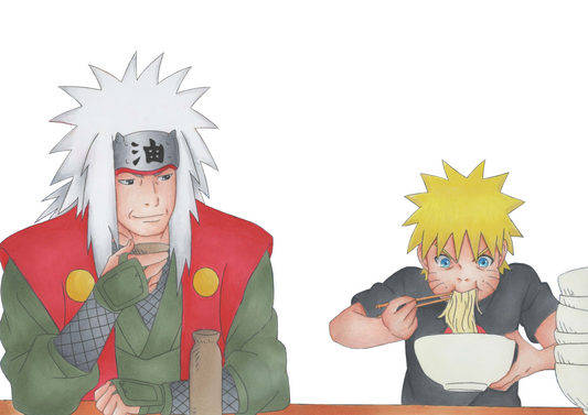 Naruto und Jiraiya Bild