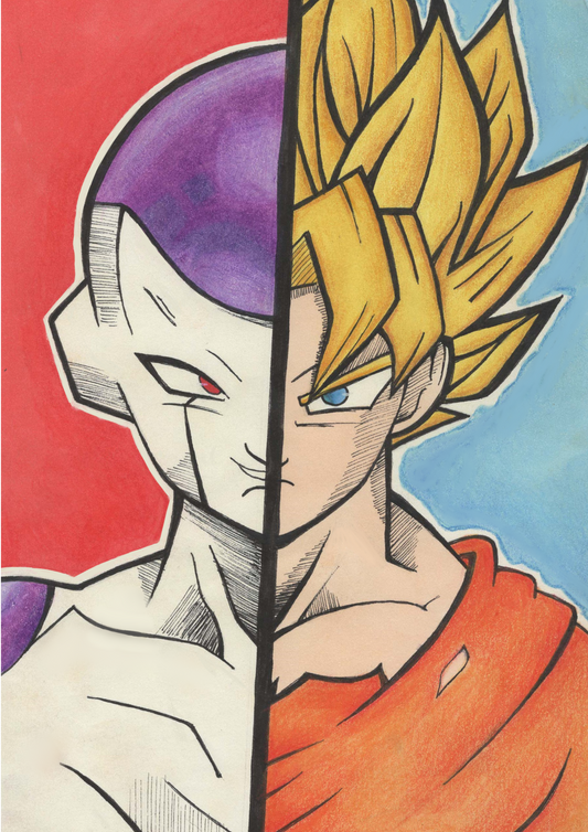Son Goku und Freezer Bild