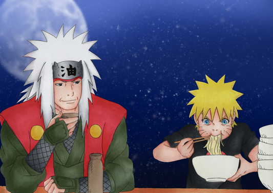 Naruto und Jiraiya Bild